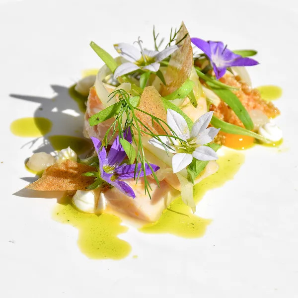 A plated dish at Basiliek, Harderwijk